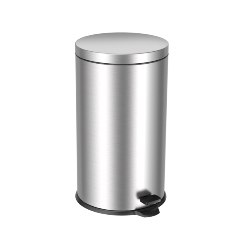 Poubelle à pédale 40L inox brillant Poubelle à pédale 40L inox brillant