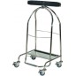 Porte-sac hermetique 70/110L 4 roulettes - Inox 304 Porte-sac hermetique 70/110L 4 roulettes - Inox 304