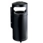 Corbeille anti-feu GRISU CITY 110L avec cendrier - Gris Corbeille anti-feu GRISU CITY 110L avec cendrier - Gris