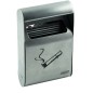 Cendrier mural 1,5 litre en inox Cendrier mural 1,5 litre en inox
