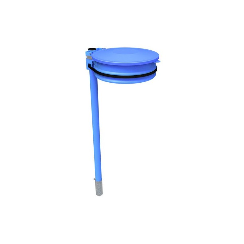 Support-sac 80/110L sur tube a sceller avec couvercle