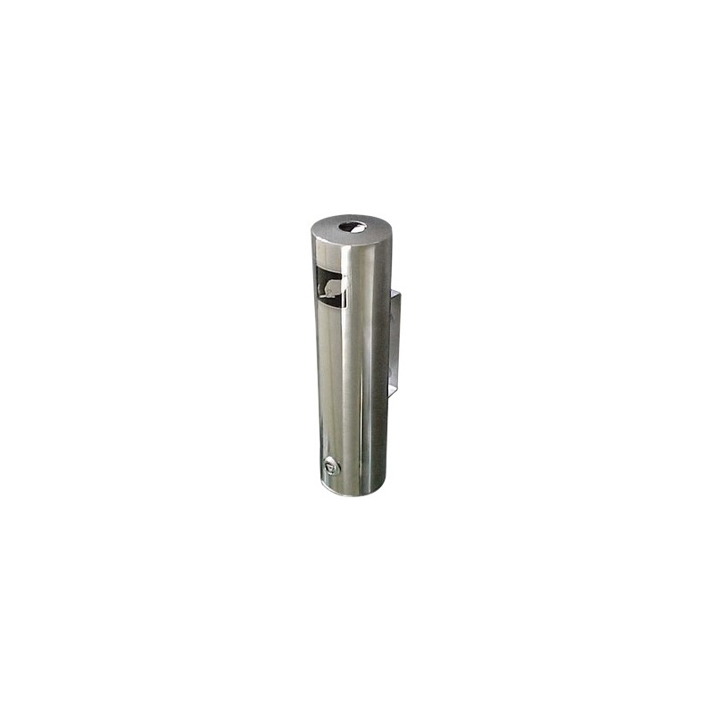 Cendrier mural colonne inox 2 litres AULA Cendrier mural colonne inox 2 litres AULA