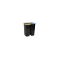 Conteneur PB 2x80L biflux - Couvercles jaune et bleu Conteneur PB 2x80L biflux - Couvercles jaune et bleu