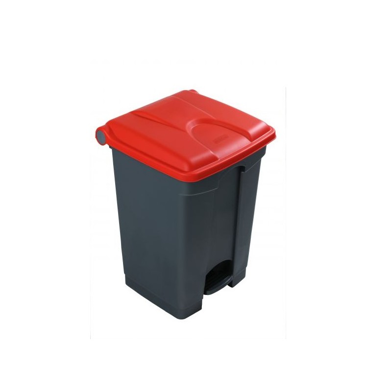 Collecteur a pedale avec couvercle 45L Collecteur a pedale avec couvercle 45L