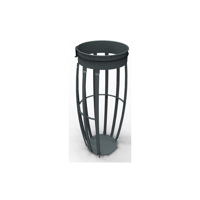 Corbeille ANTI-VENT fixation au sol Corbeille ANTI-VENT fixation au sol