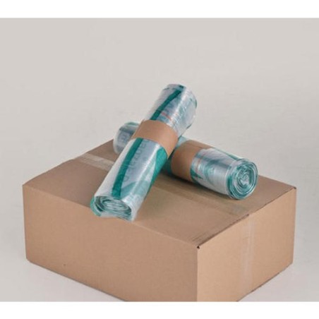 Sac poubelle 200L Transp.perf.logo 35µ 820x1400 mm (120 sacs)