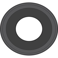 Couvercle rond entonnoir