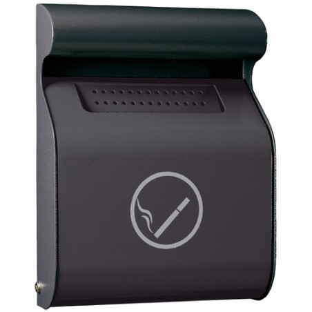 Cendrier mural 1,5 litre galvanise