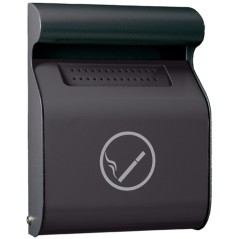 Cendrier mural 1,5 litre galvanise