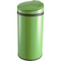 Poubelle a ouverture TOUCH 56L - Inox vert