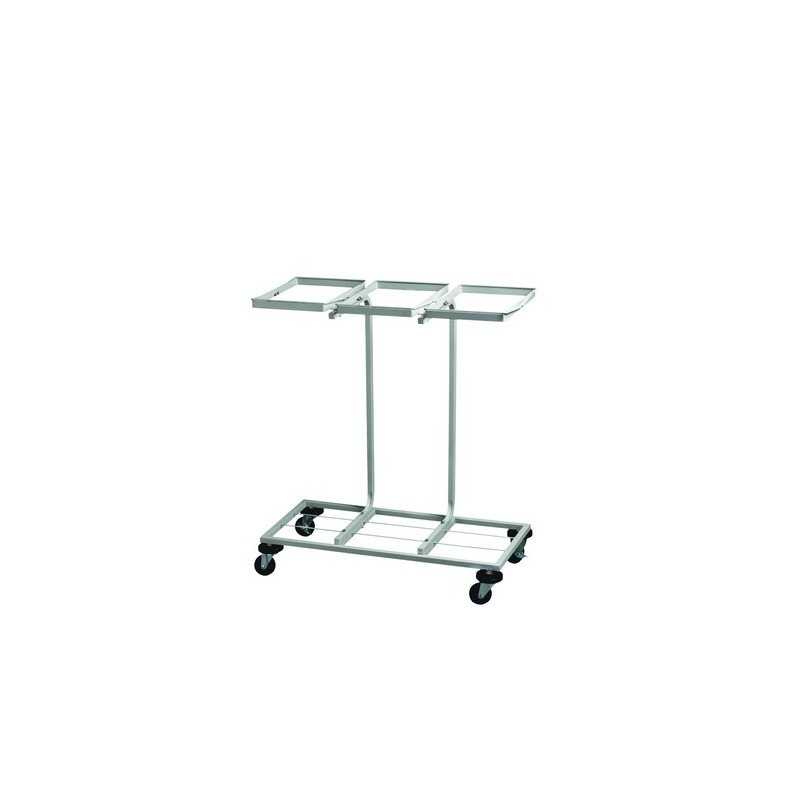 Support-sac triflux a roulettes 80/110L