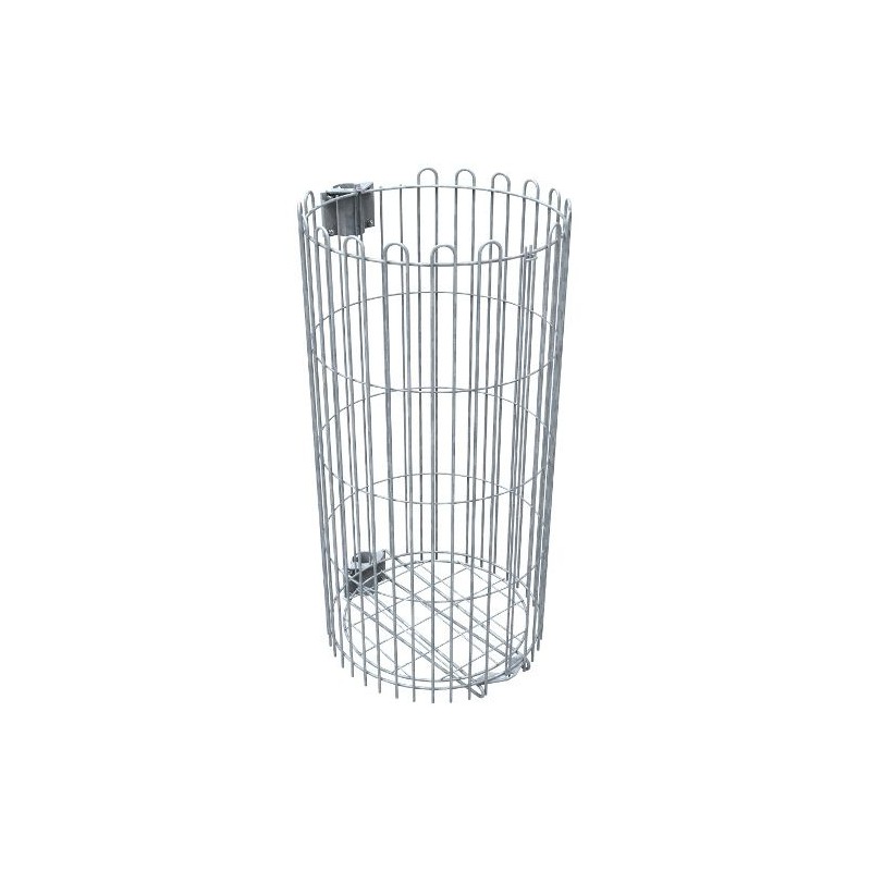 Entourage grillagé pour support-sac