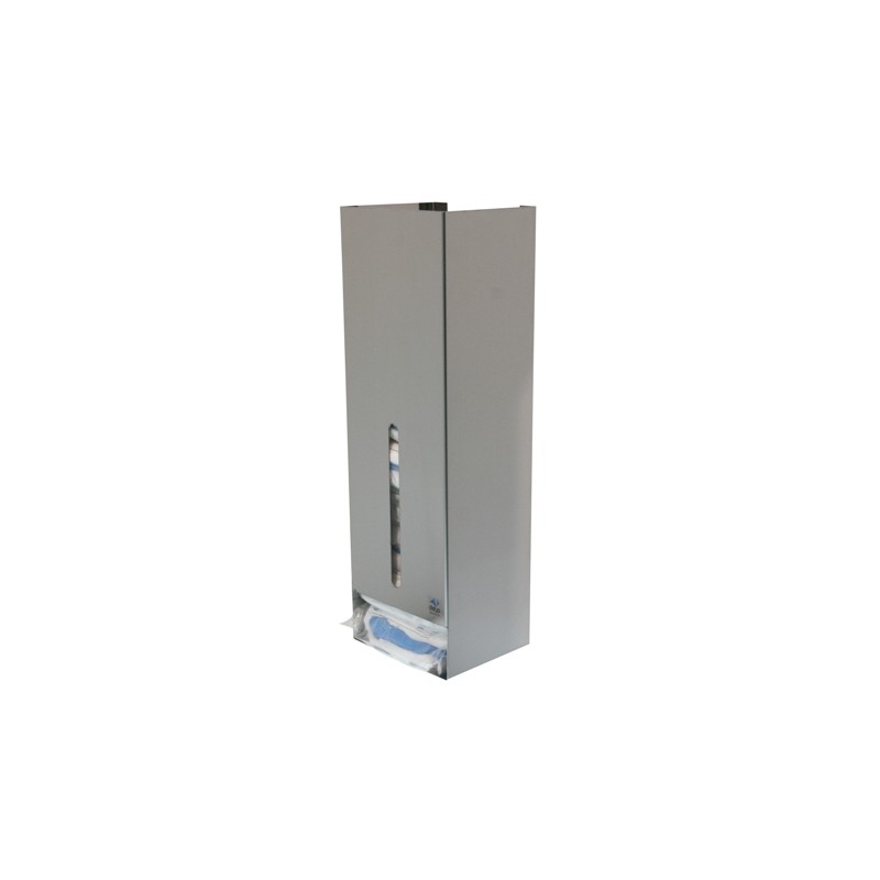 Distributeur inox pour kits visiteurs (capacité 12 kits non compris)