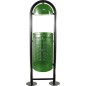 Corbeille de parc perforee 18L Corbeille de parc perforee 18L