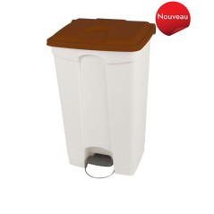 Poubelle a pedale avec couvercle 70L