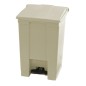 Collecteur a pedale 45L Step-On Classic - Beige