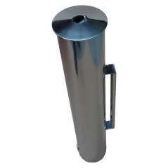 Cendrier mural colonne inox 6 litres AULA