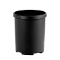 Corbeille ronde 50L - Plastique noir