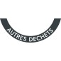 Sticker demi-lune TWIN-TWIN : Autres déchets Gris