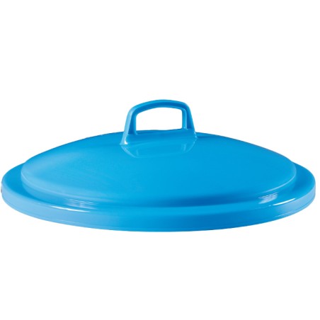 Couvercle avec poignée pour conteneur rond HACCP 75 L