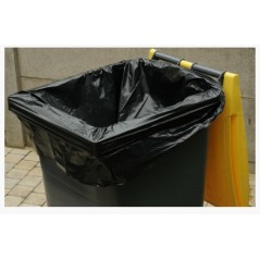 Housse conteneur 240L Noir 30µ 1150x1350 mm (100 sacs)