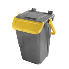 Corbeille avec couvercle basculant DUCK 35 L