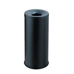 Corbeille anti-feu GRISU 50L - Gris/Acier noir