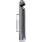 Cendrier sur pied avec toit 1.7L miroir inox