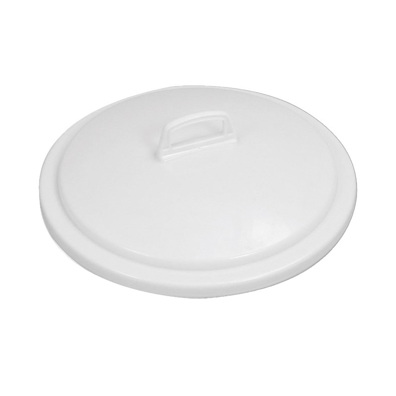 Couvercle avec poignée pour conteneur rond HACCP 75 L