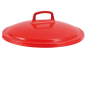 Couvercle avec poignée pour conteneur rond HACCP 50 L