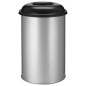 Maxi poubelle anti-feu 200L - Noir/Noir Maxi poubelle anti-feu 200L - Noir/Noir
