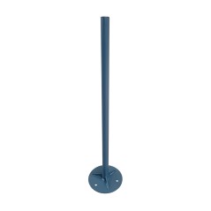 Poteau fixation sol Ø50 1M20 avec socle