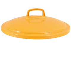 Couvercle avec poignée pour conteneur rond HACCP 50 L