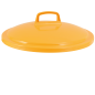 Couvercle avec poignée pour conteneur rond HACCP 50 L