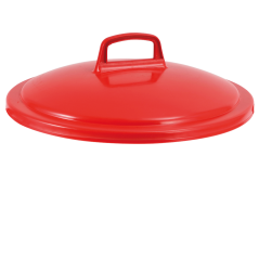 Couvercle avec poignée pour conteneur rond HACCP 50 L