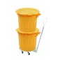 Conteneur alimentaire rond HACCP 75L Conteneur alimentaire rond HACCP 75L