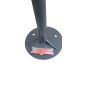 Poteau fixation sol Ø50 1M20 avec socle
