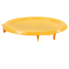 Couvercle plat pour conteneur rond HACCP 75L  - Vert