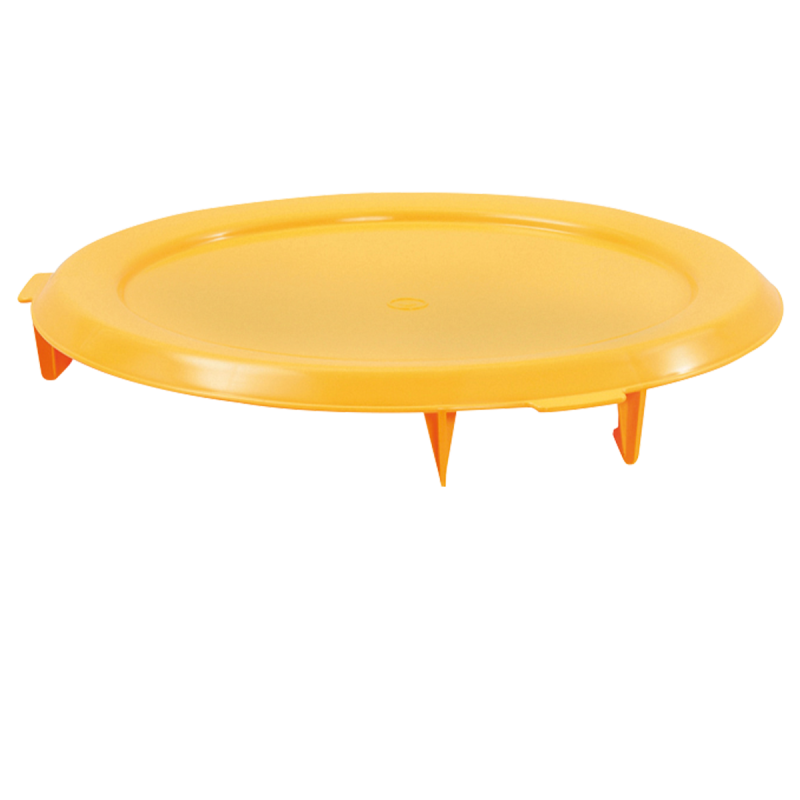 Couvercle plat pour conteneur rond HACCP 75L - Vert Couvercle plat pour conteneur rond HACCP 75L - Vert