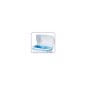 Poubelle polypropylène 25L avec couvercle basculant - Blanc Poubelle polypropylène 25L avec couvercle basculant - Blanc