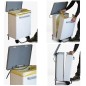 Poubelle HACCP carénée 110L Poubelle HACCP carénée 110L
