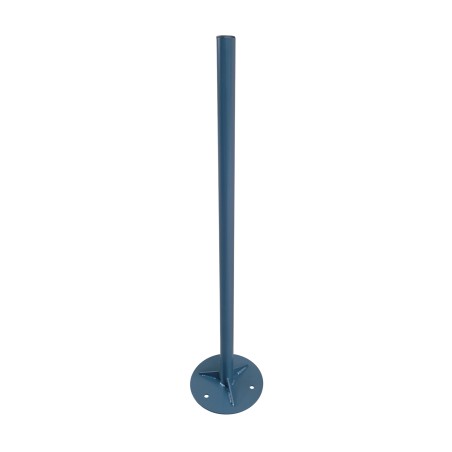 Poteau fixation sol Ø50 1M20 avec socle
