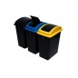 Poubelle tri sélectif avec couvercle basculant 40L Poubelle tri sélectif avec couvercle basculant 40L