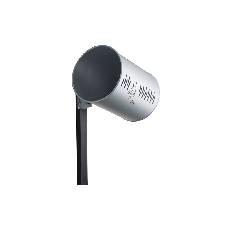 Corbeille cylindrique en acier Ø29 cm 22L