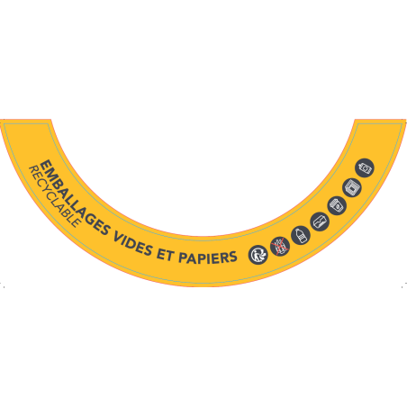 Sticker demi-lune TWIN-TWIN Emb.Vides et Papiers 05-2026