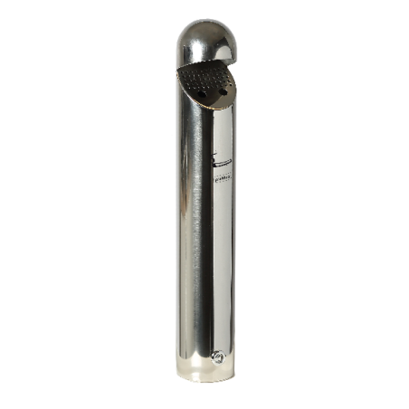 Cendrier sur pied avec toit 1.7L miroir inox