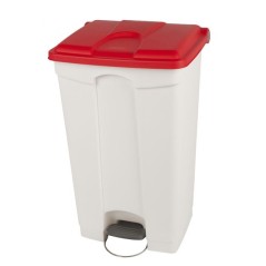 Poubelle a pedale avec couvercle 90L