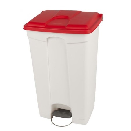 Poubelle a pedale avec couvercle 90L
