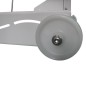 Support-sac FIRMA a pedale 80/110L mobile - Blanc RAL 9010 Support-sac FIRMA a pedale 80/110L mobile - Blanc RAL 9010