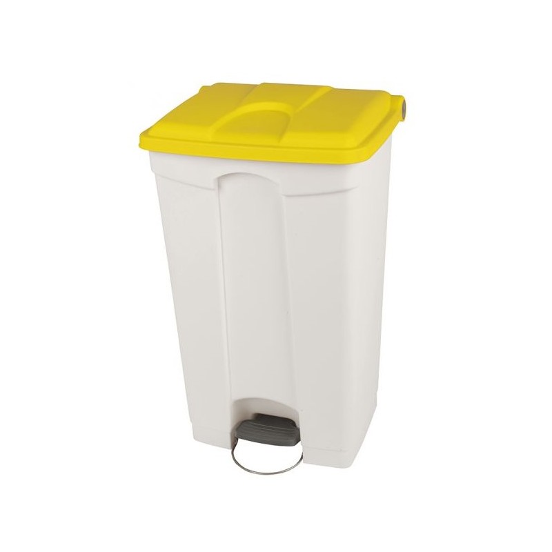 Poubelle a pedale avec couvercle 90L